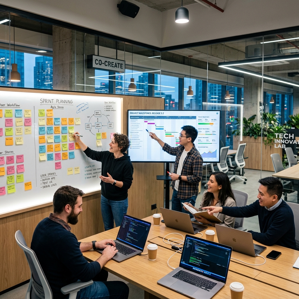 Collaborative group coding developer workshop